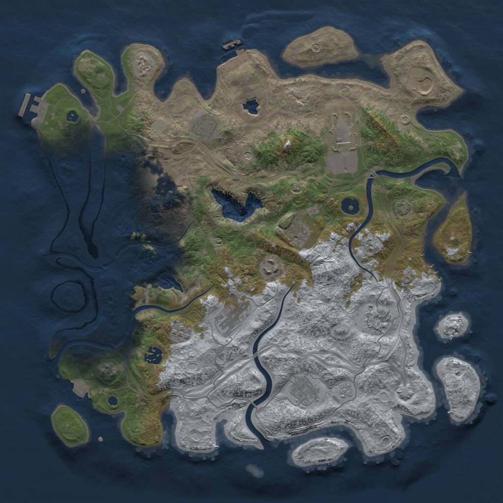 Rust Map: Procedural Map, Size: 4250, Seed: 1771579435, 17 Monuments