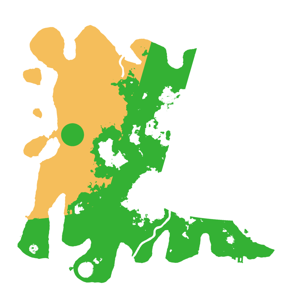 Biome Rust Map: Procedural Map, Size: 3500, Seed: 774407978
