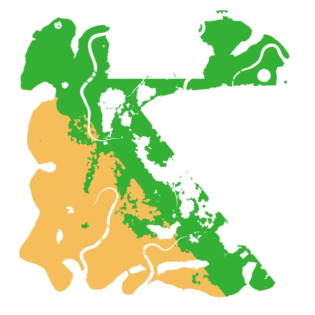 Biome Rust Map: Procedural Map, Size: 4250, Seed: 991206190