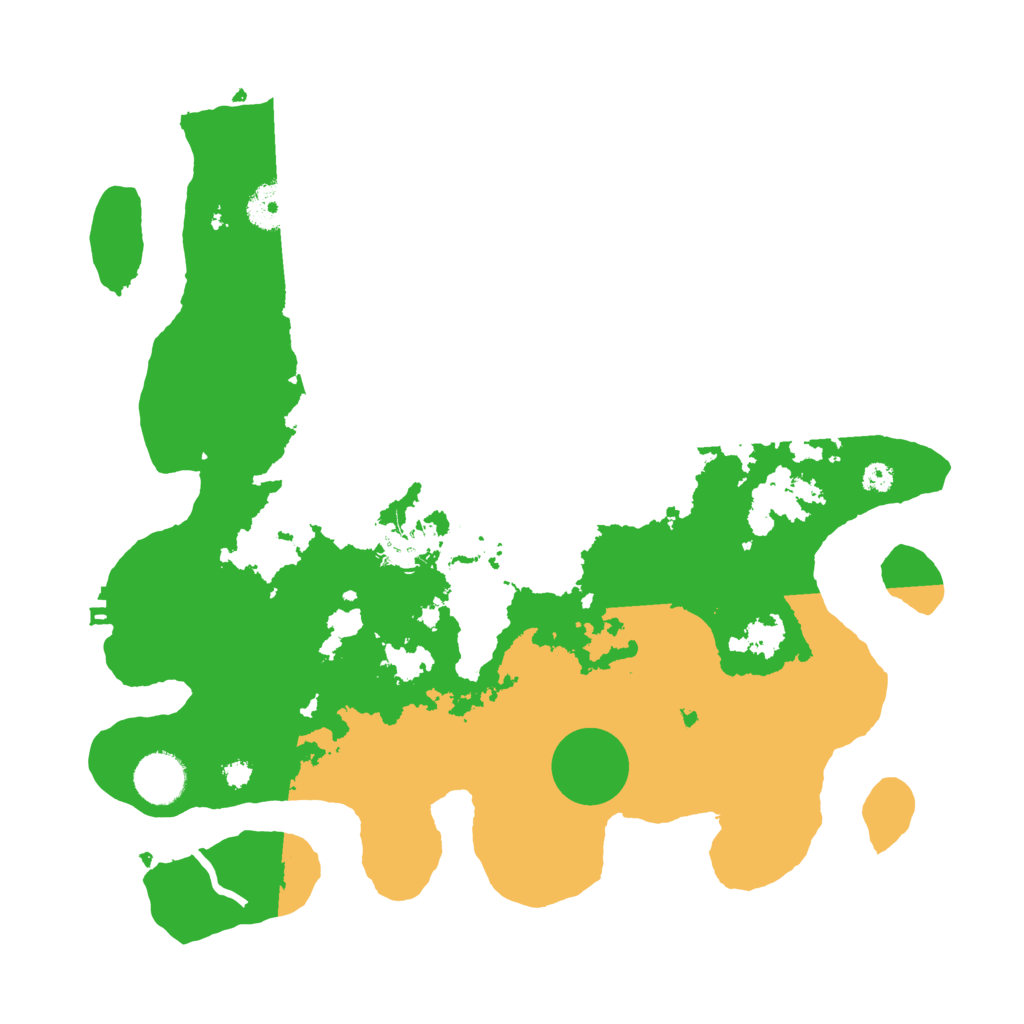 Biome Rust Map: Procedural Map, Size: 3500, Seed: 98520842