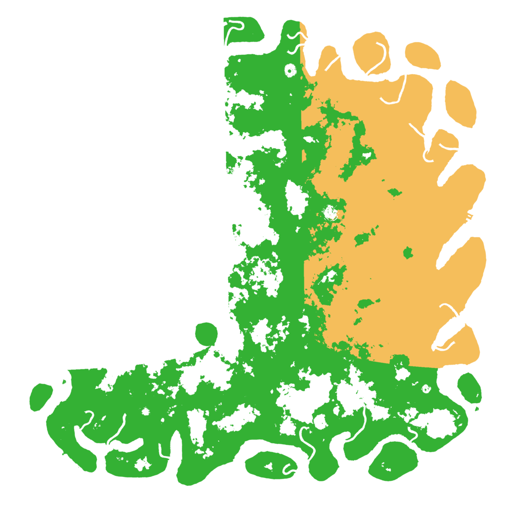 Biome Rust Map: Procedural Map, Size: 6000, Seed: 4125635