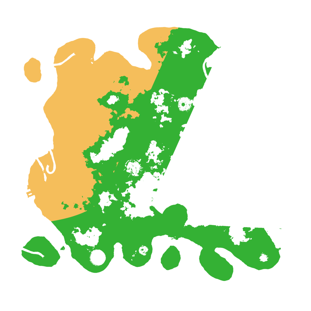 Biome Rust Map: Procedural Map, Size: 3500, Seed: 92296008