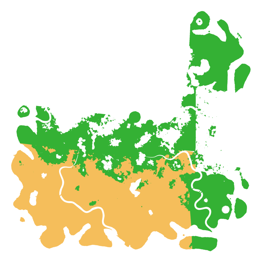 Biome Rust Map: Procedural Map, Size: 6000, Seed: 1374