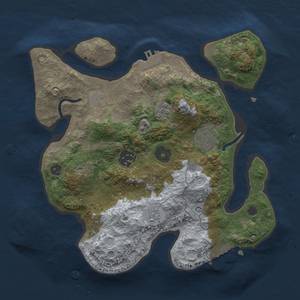 Thumbnail Rust Map: Procedural Map, Size: 2750, Seed: 17227724, 10 Monuments