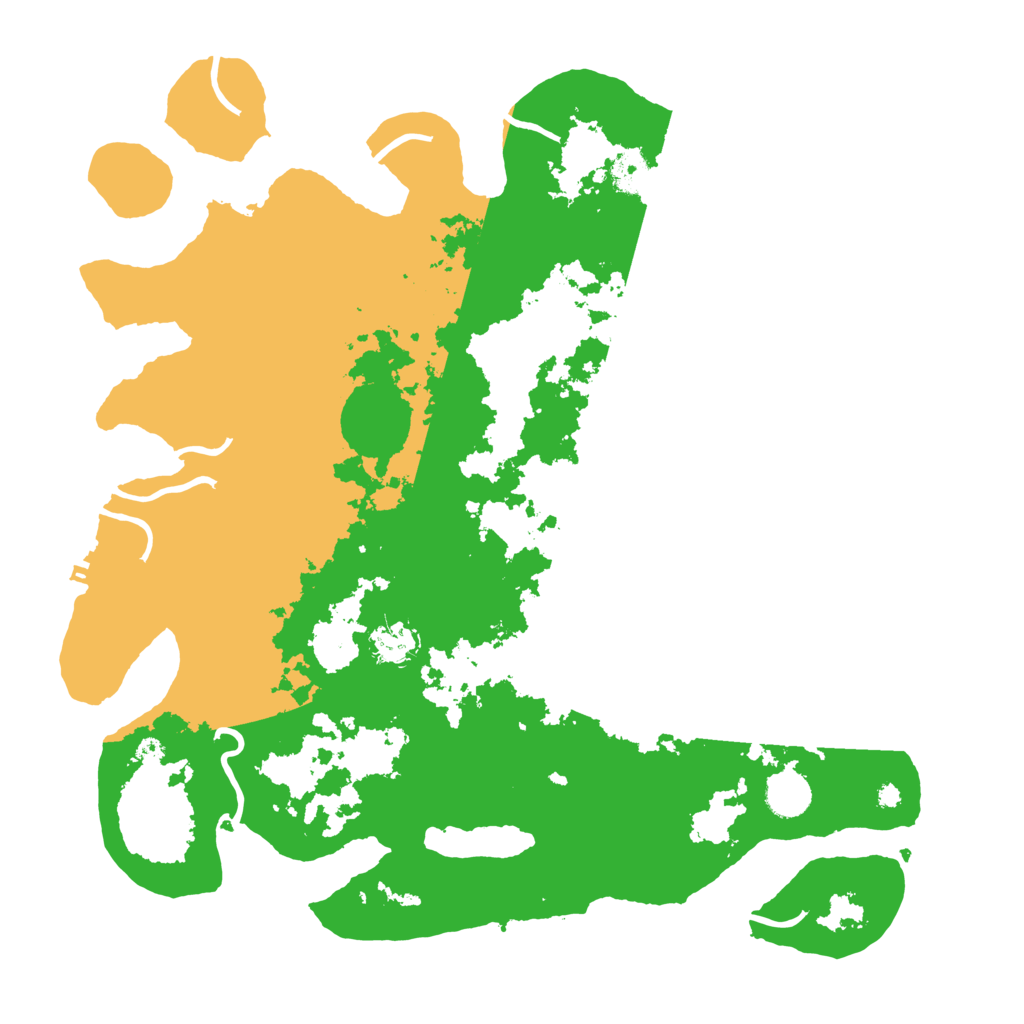 Biome Rust Map: Procedural Map, Size: 4000, Seed: 651643