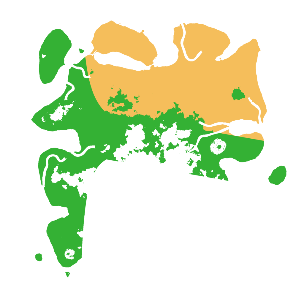 Biome Rust Map: Procedural Map, Size: 3000, Seed: 2145692