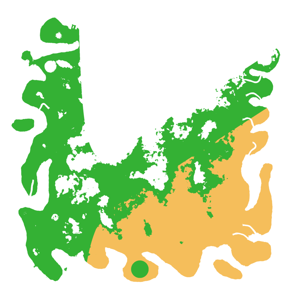 Biome Rust Map: Procedural Map, Size: 4500, Seed: 1205831746