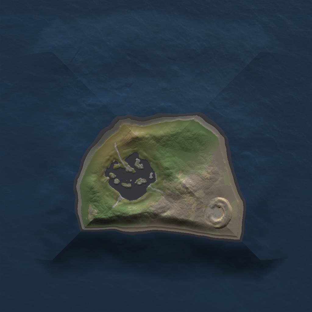 Rust Map: Barren, Size: 1000, Seed: 506564568, 3 Monuments