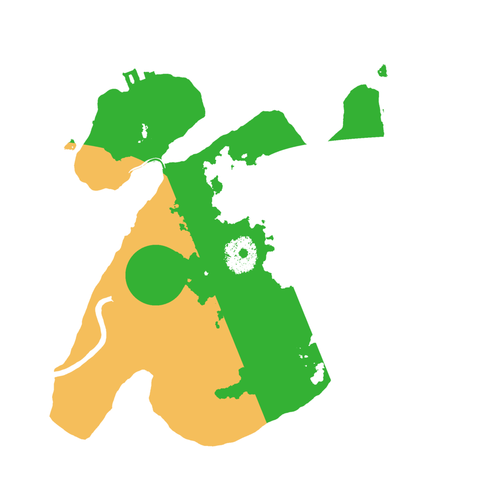 Biome Rust Map: Procedural Map, Size: 2200, Seed: 1327795989