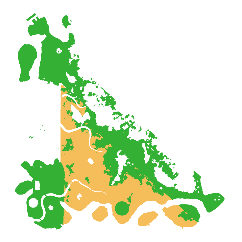 Biome Rust Map: Procedural Map, Size: 4500, Seed: 774370732