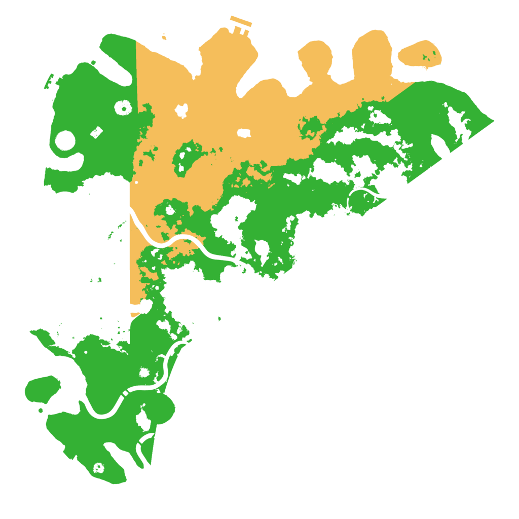Biome Rust Map: Procedural Map, Size: 4750, Seed: 142042331