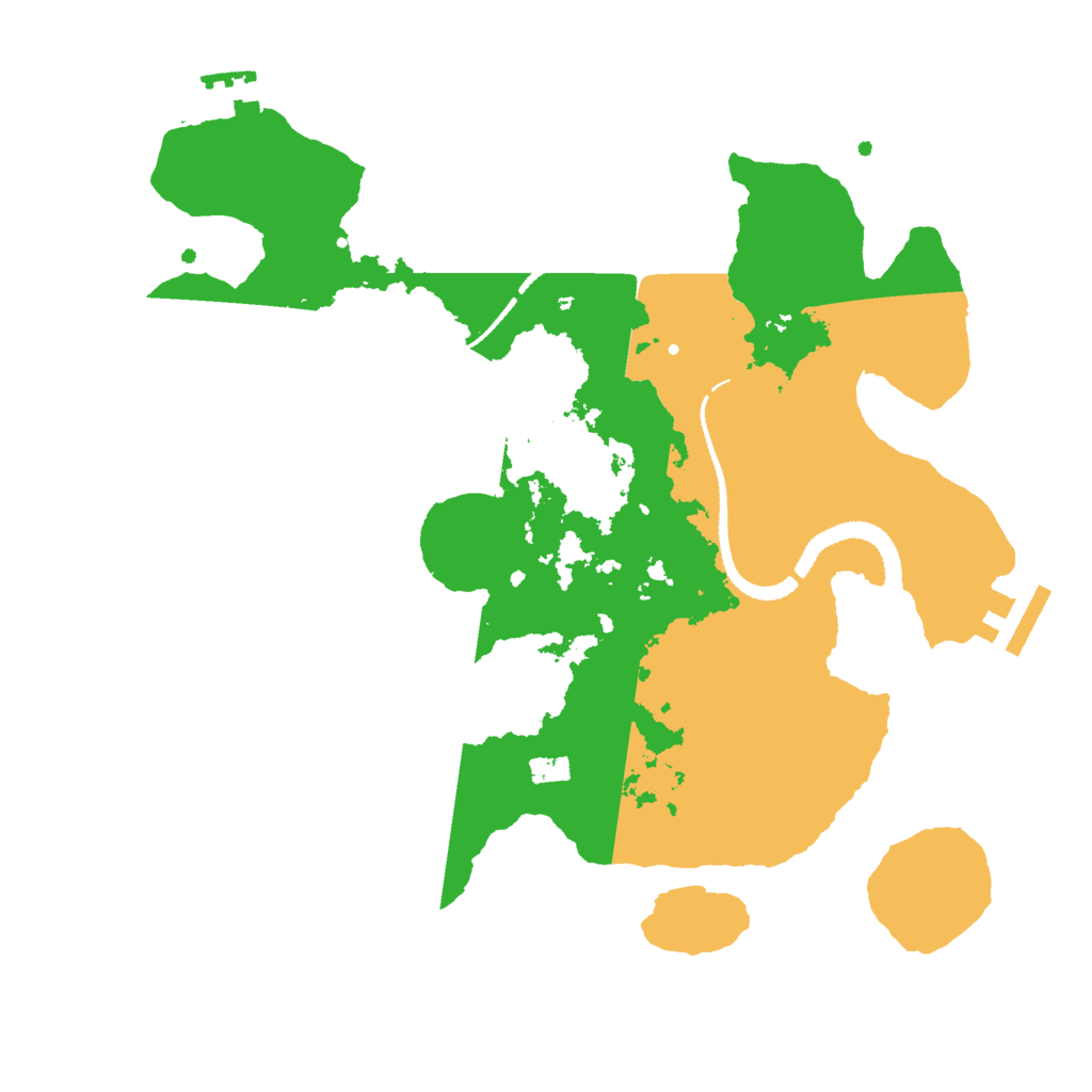 Biome Rust Map: Procedural Map, Size: 3000, Seed: 1363067028