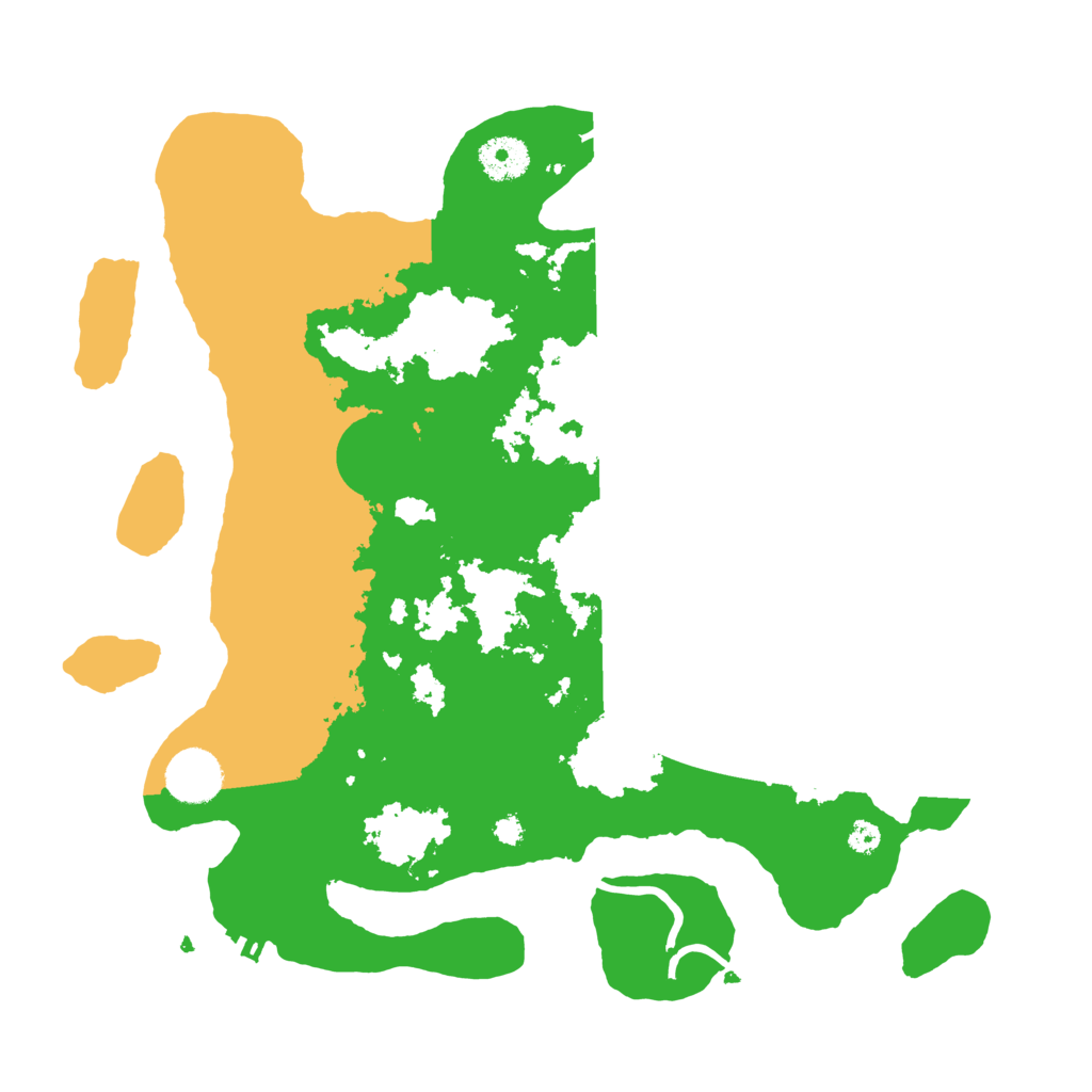 Biome Rust Map: Procedural Map, Size: 3500, Seed: 865195008