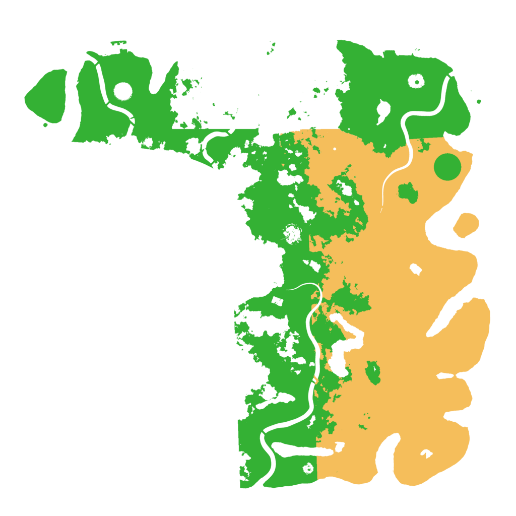 Biome Rust Map: Procedural Map, Size: 5000, Seed: 2018615212