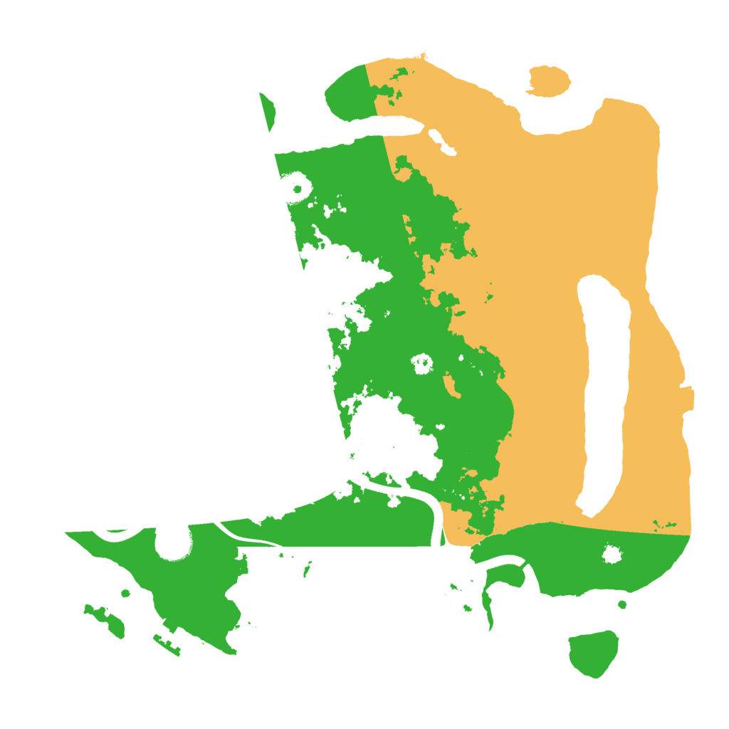 Biome Rust Map: Procedural Map, Size: 3500, Seed: 847074941