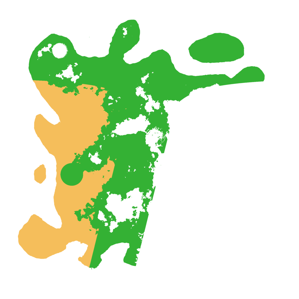 Biome Rust Map: Barren, Size: 3500, Seed: 578516830
