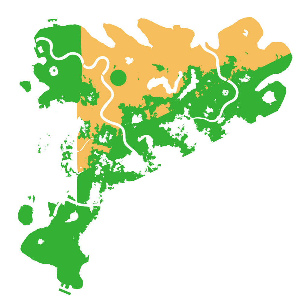 Biome Rust Map: Procedural Map, Size: 5000, Seed: 504261544