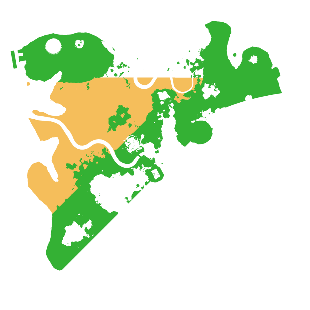 Biome Rust Map: Procedural Map, Size: 3500, Seed: 925745792