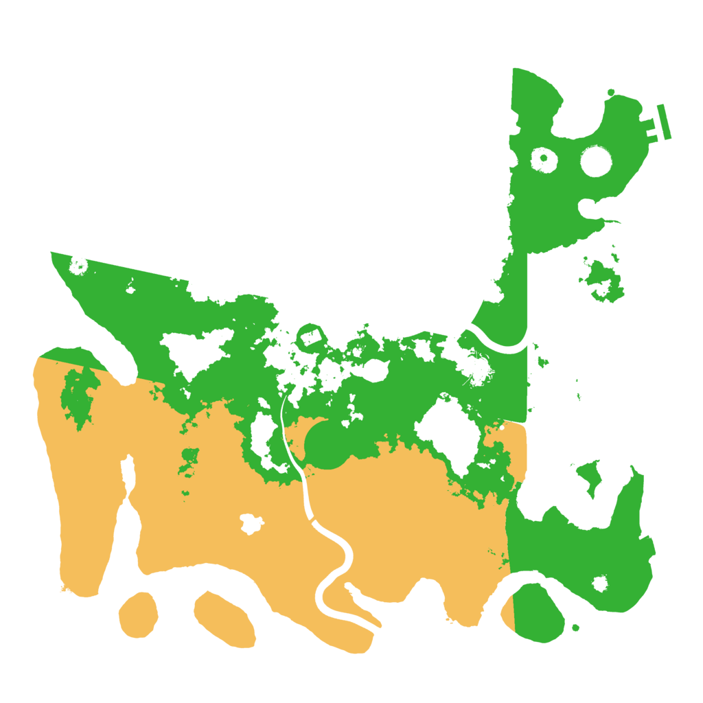 Biome Rust Map: Procedural Map, Size: 4000, Seed: 1689207581