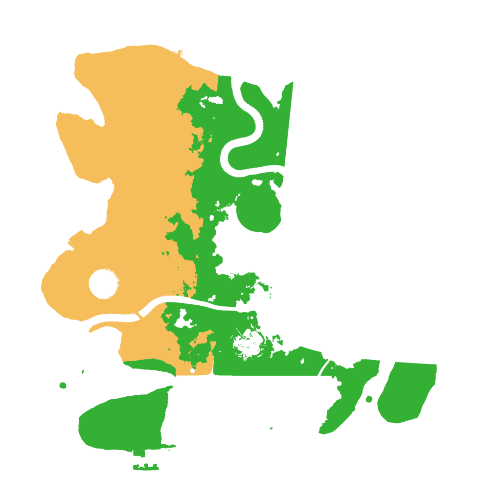 Biome Rust Map: Procedural Map, Size: 3000, Seed: 7859