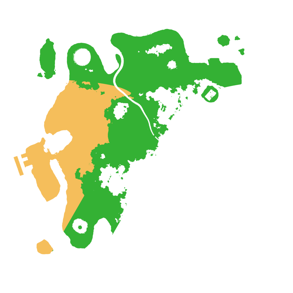 Biome Rust Map: Procedural Map, Size: 3000, Seed: 7651349
