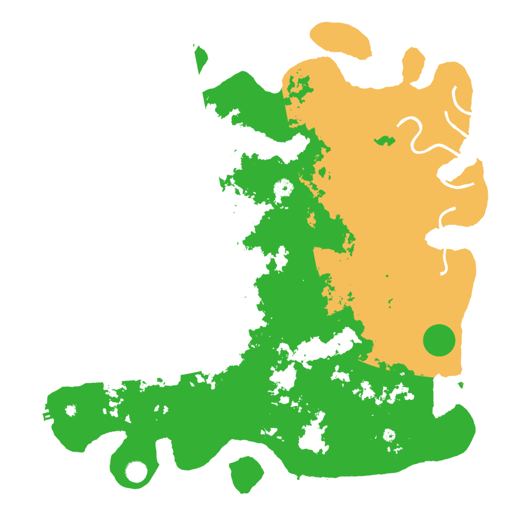 Biome Rust Map: Procedural Map, Size: 4300, Seed: 1742750058