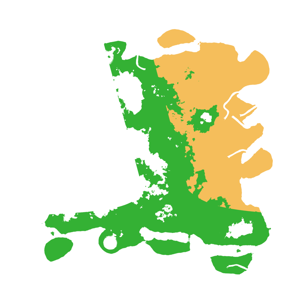 Biome Rust Map: Procedural Map, Size: 3800, Seed: 1562695106