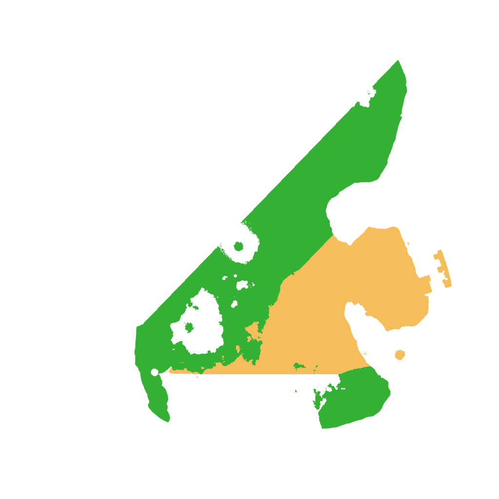 Biome Rust Map: Procedural Map, Size: 2000, Seed: 9885466