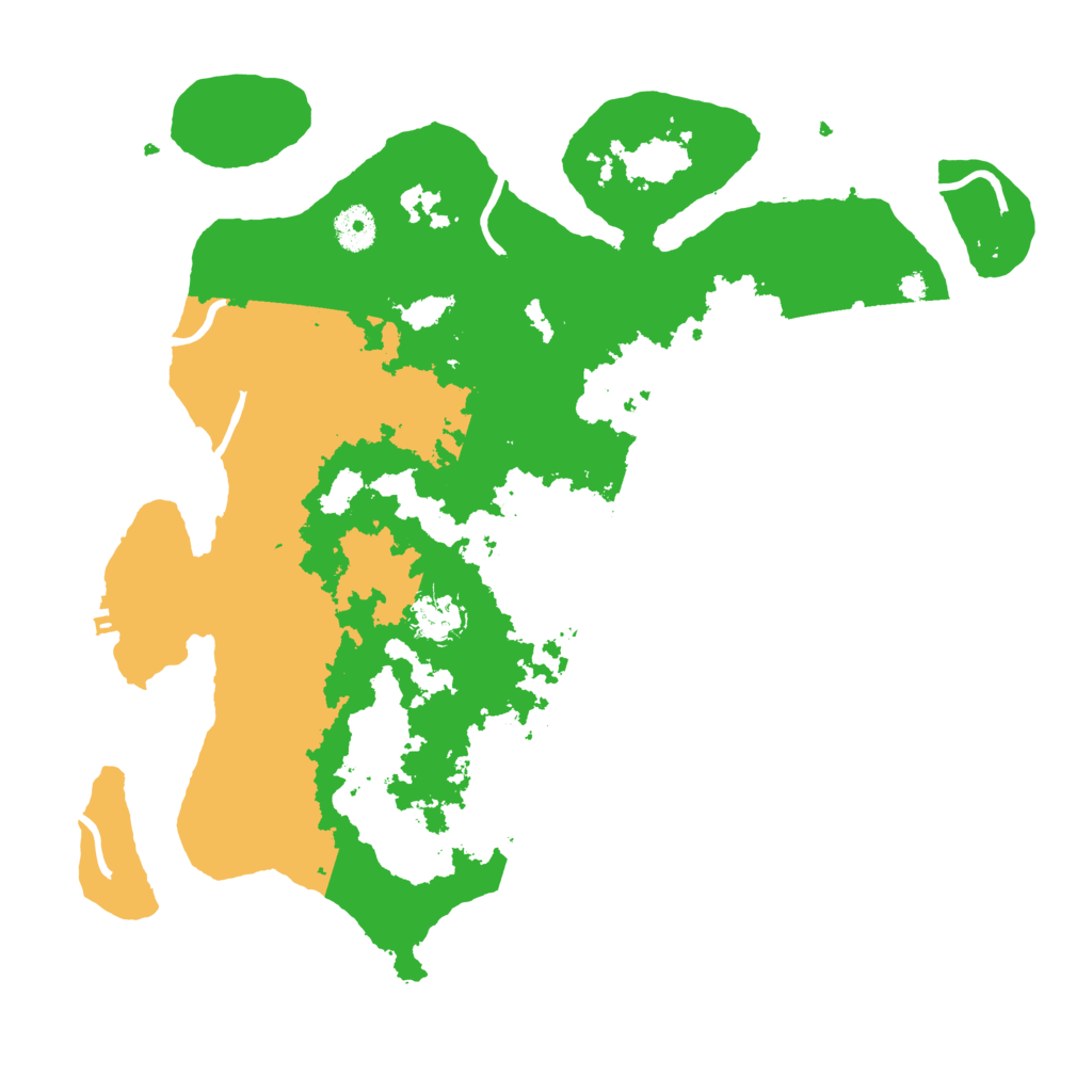 Biome Rust Map: Procedural Map, Size: 3800, Seed: 56671