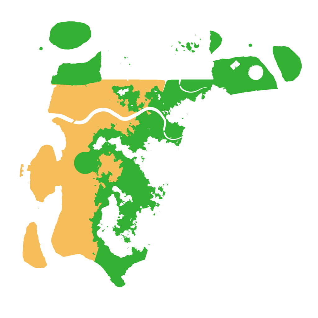 Biome Rust Map: Procedural Map, Size: 3800, Seed: 56671