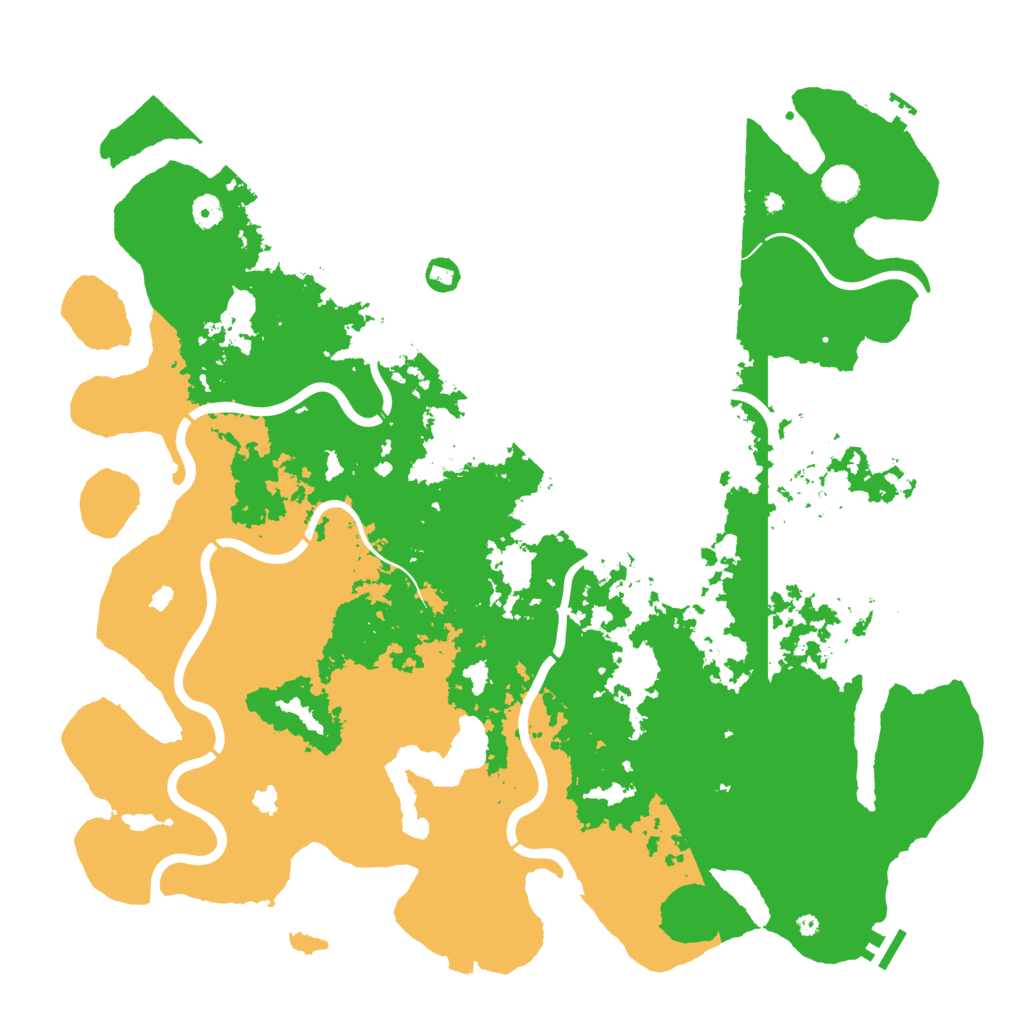 Biome Rust Map: Procedural Map, Size: 4800, Seed: 319971325