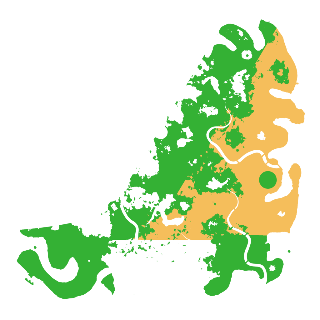 Biome Rust Map: Procedural Map, Size: 4800, Seed: 2022023
