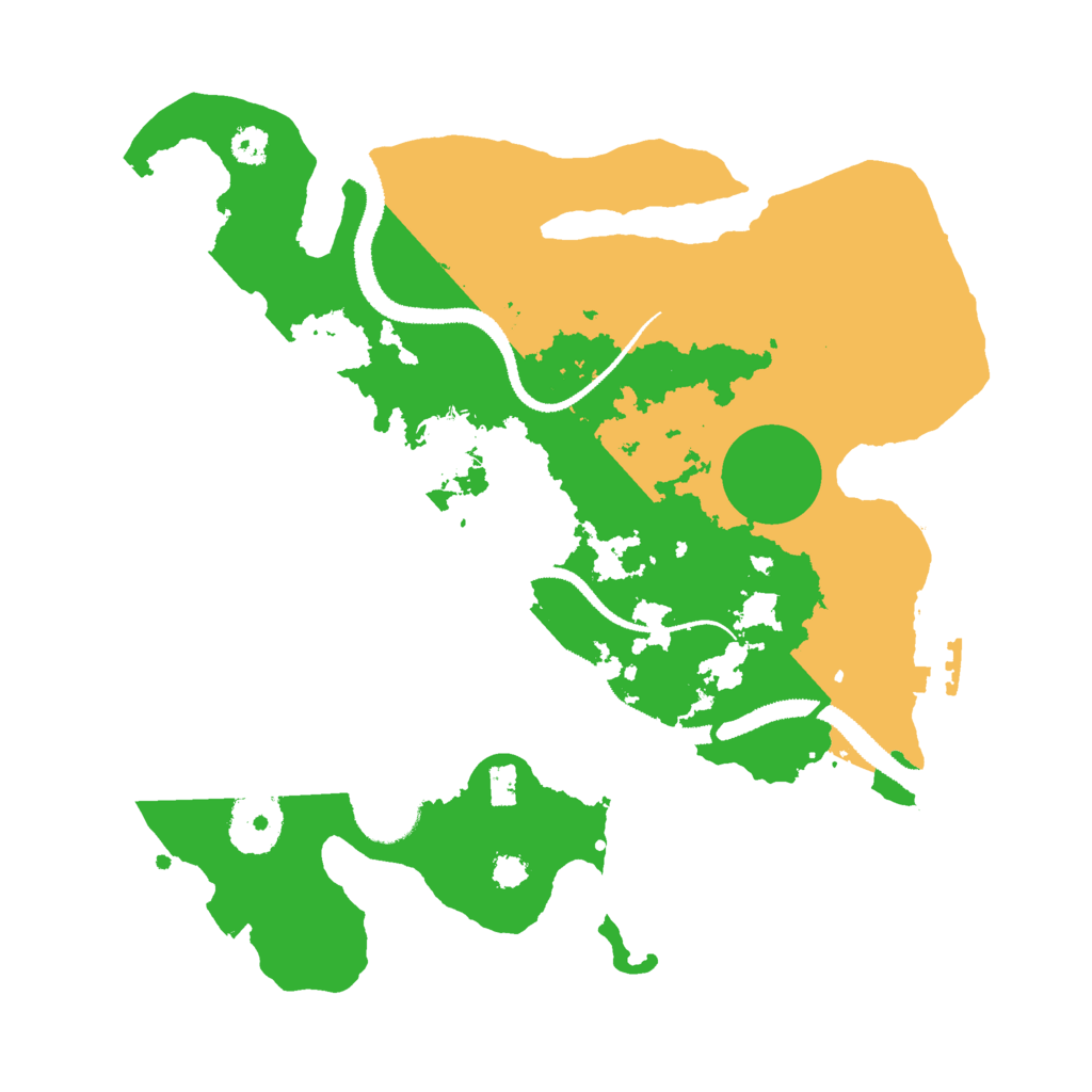 Biome Rust Map: Procedural Map, Size: 2900, Seed: 1169125726