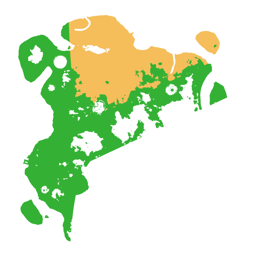 Biome Rust Map: Procedural Map, Size: 3500, Seed: 843726532