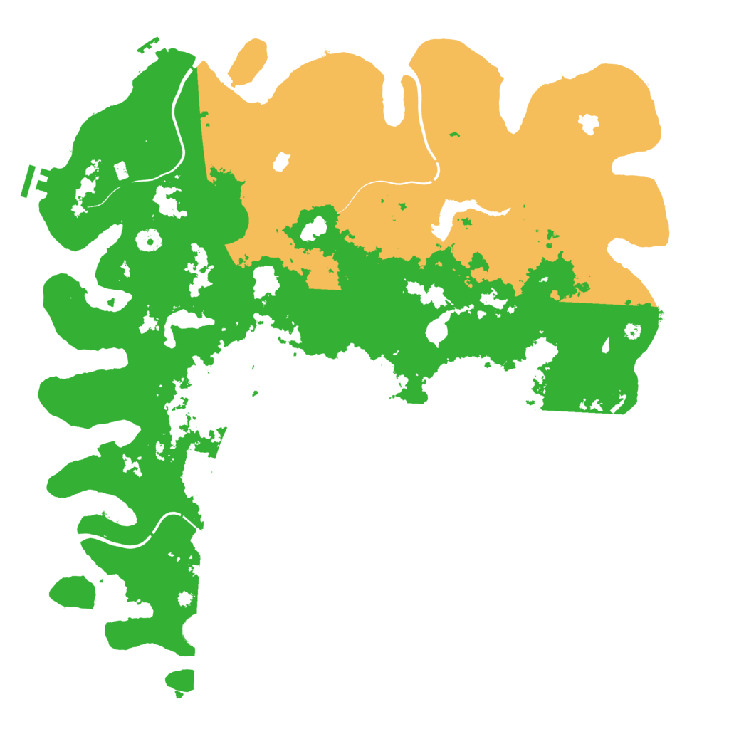 Biome Rust Map: Procedural Map, Size: 4500, Seed: 880646678