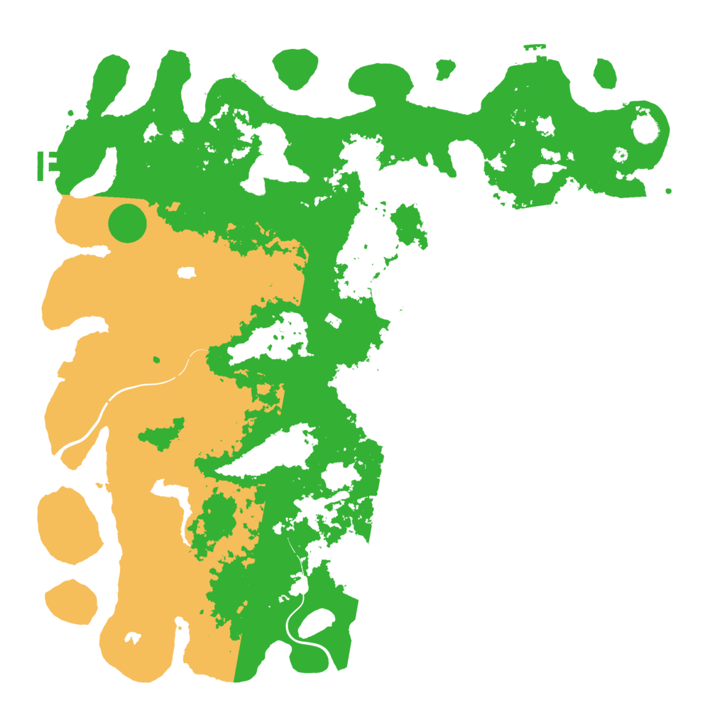 Biome Rust Map: Procedural Map, Size: 5000, Seed: 735634591