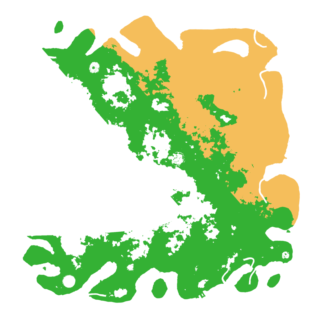 Biome Rust Map: Procedural Map, Size: 4500, Seed: 21472534
