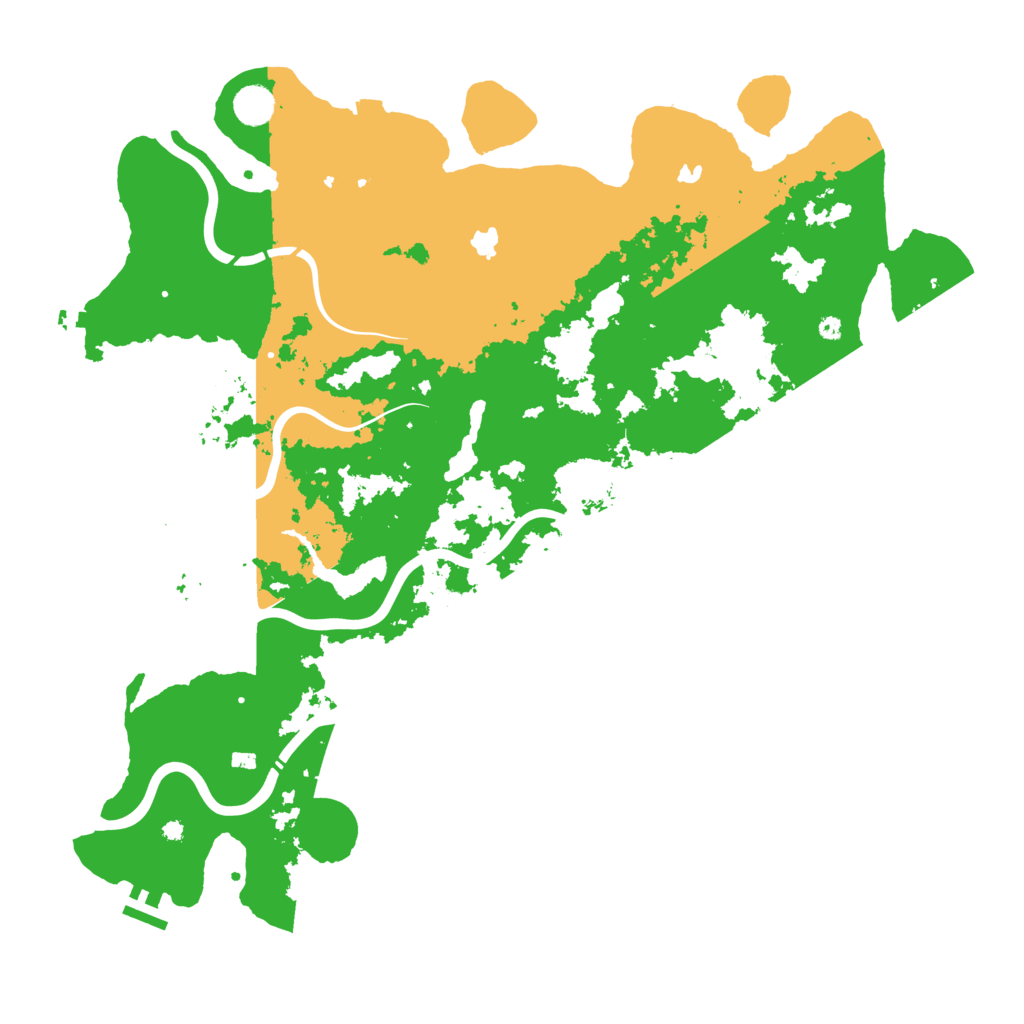 Biome Rust Map: Procedural Map, Size: 4500, Seed: 2112005