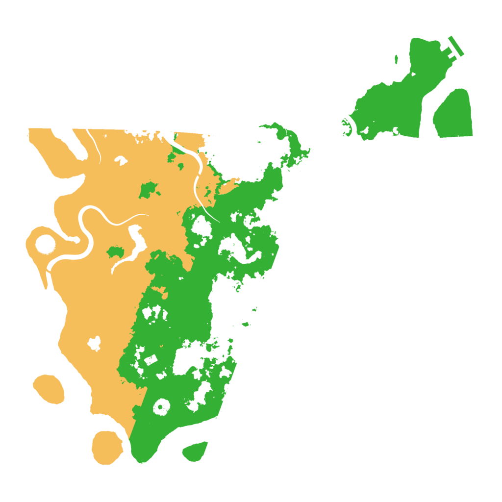 Biome Rust Map: Procedural Map, Size: 4500, Seed: 24198