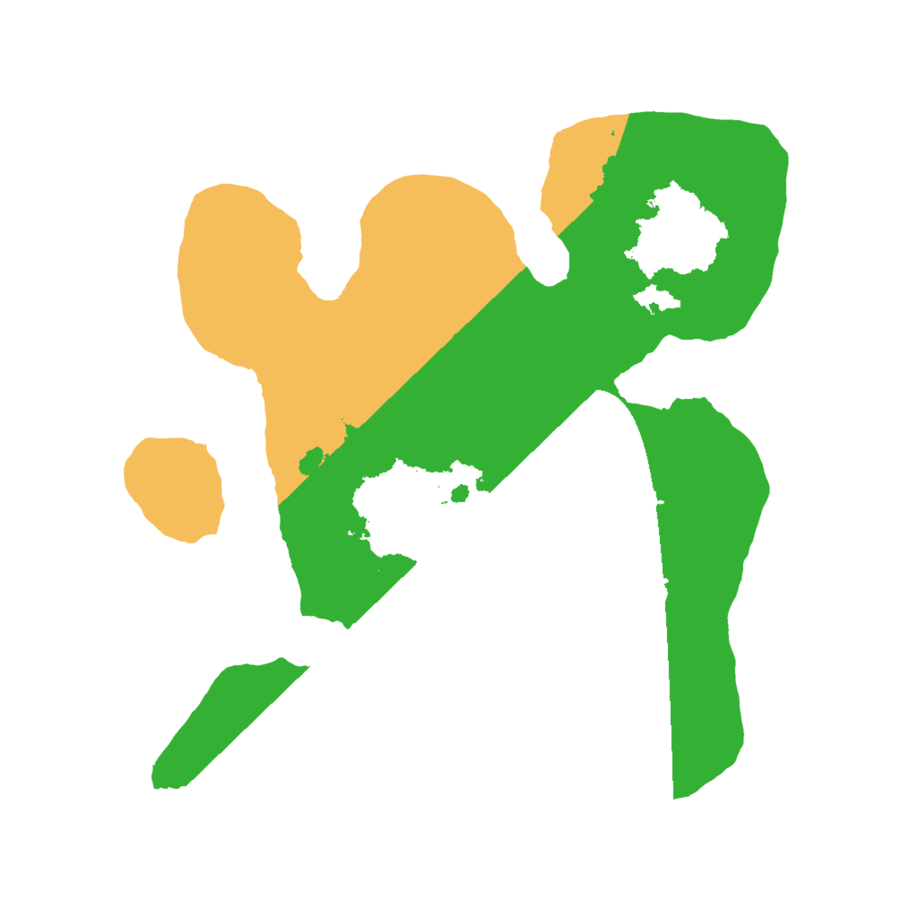 Biome Rust Map: Barren, Size: 2000, Seed: 56415651