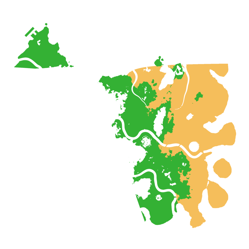 Biome Rust Map: Procedural Map, Size: 4250, Seed: 20883