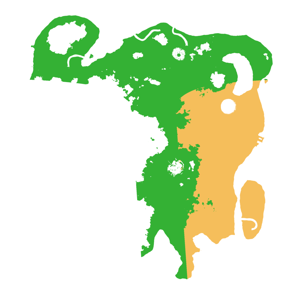 Biome Rust Map: Procedural Map, Size: 3500, Seed: 1723327083