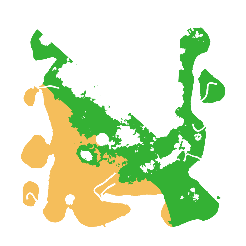 Biome Rust Map: Procedural Map, Size: 3500, Seed: 1215527357