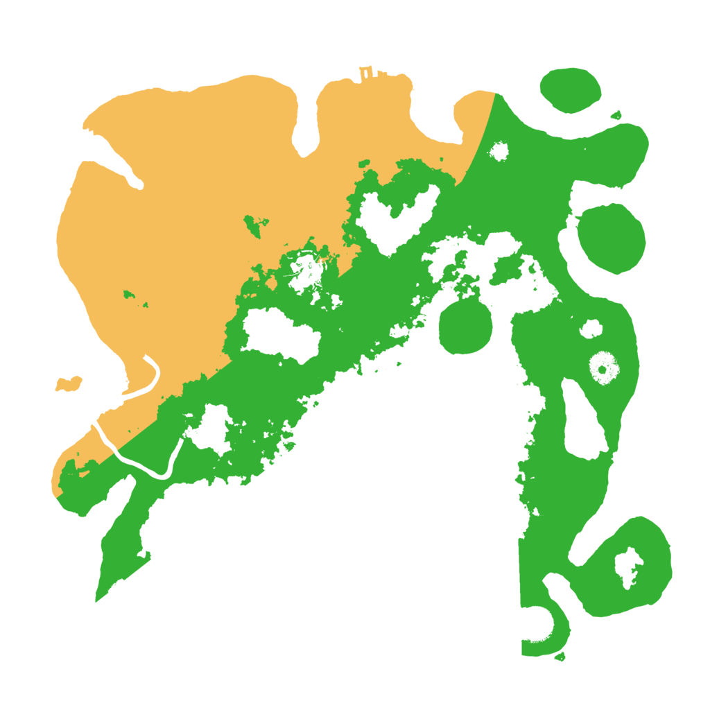 Biome Rust Map: Procedural Map, Size: 3500, Seed: 280600293
