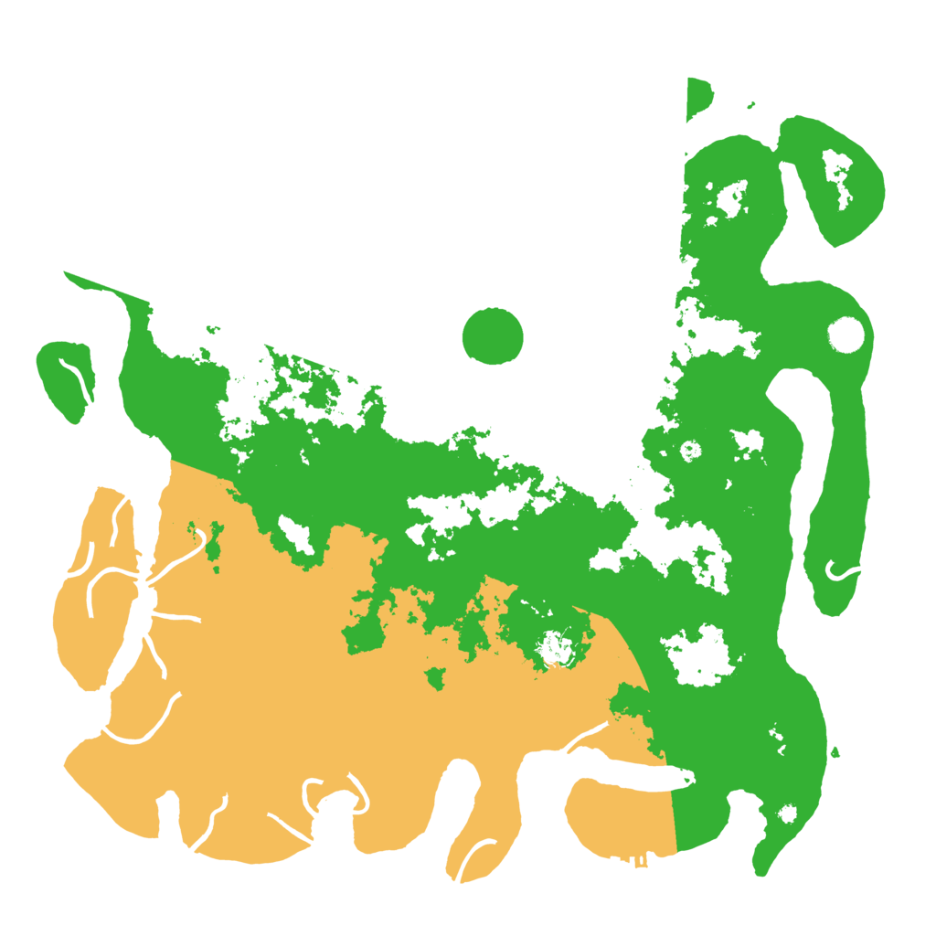 Biome Rust Map: Procedural Map, Size: 4600, Seed: 85725645