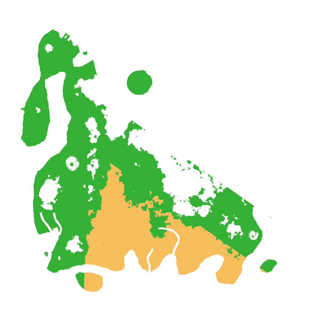 Biome Rust Map: Procedural Map, Size: 3500, Seed: 32912
