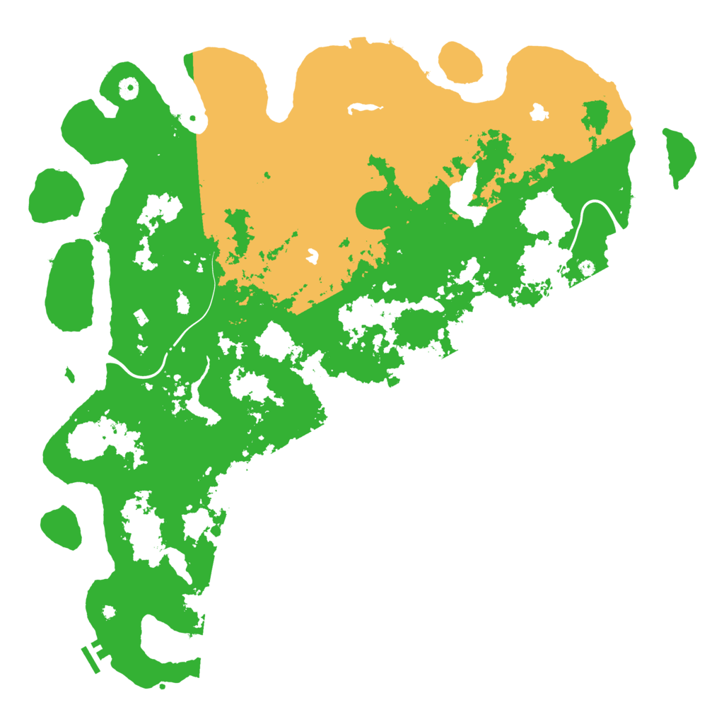 Biome Rust Map: Procedural Map, Size: 5000, Seed: 71247455