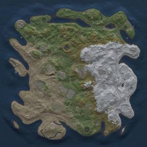 Thumbnail Rust Map: Procedural Map, Size: 4250, Seed: 437853809, 18 Monuments