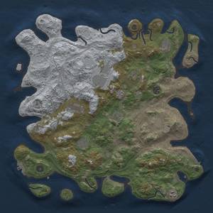 Thumbnail Rust Map: Procedural Map, Size: 4250, Seed: 692573677, 17 Monuments