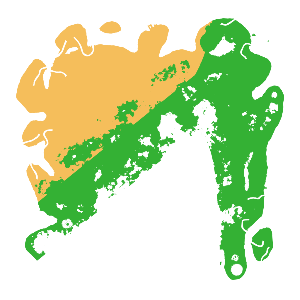 Biome Rust Map: Procedural Map, Size: 4500, Seed: 8500